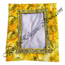 Chitraji Saga Silk Vastra With Golden Jhari Embroidery Tikli Work With Decorative Lace