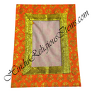 Chitraji Brocade Golden Jhari Vastra With Flower Design And Golden Jhari Lace