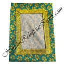 Chitraji Brocade Golden Jhari Vastra With Flower Design And Golden Jhari Lace