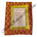 Chitraji Brocade Golden Jhari Vastra With Flower Design And Golden Jhari Lace