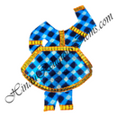 Chitraji Cotton Leheriya Choli Ang Vastra With Golden Lace