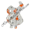 Chitraji Cotton Cheent Choli Ang Vastra With Net Lace