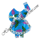 Chitraji Cotton Kamal Kali Print Choli Ang Vastra With Net Lace