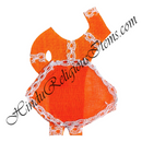 Chitraji Cotton Choli Ang Vastra With Net Lace