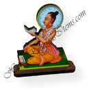 High-Quality MDF Gokulnathji Cut Out With Diamond (For Car Deck)