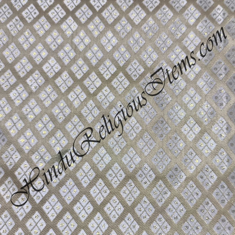 Brocade Golden Jhari With Various Design Fabric/ Kapad [BJDVD]