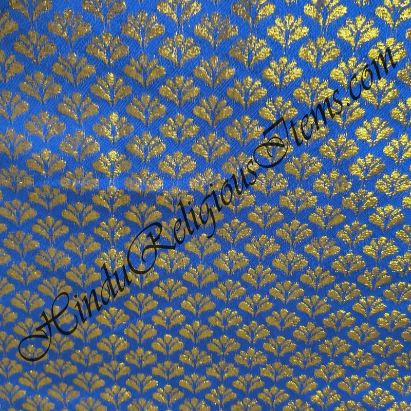Brocade Jhari With Flower Design Fabric/ Kapad [BJFD]