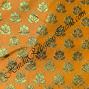 Brocade Jhari With Flower Design Fabric/ Kapad [BJFD]