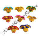 Cotton Dumala With Golden Lace