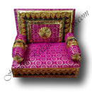 Velvet Sinhasan Gadi, Takiya And Pithika Set