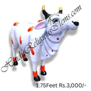 Chhapa Wali Gaay (Cow) Animal Fiber Swarup / Khilona