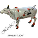 Chhapa Wali Gaay (Cow) Animal Fiber Swarup / Khilona