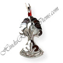 Jardoshi Mukut With Tikli Work With Silver Colour