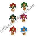 Golden Metal Meenakari Tipara