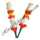 Premium Quality Organza Multicolour Fulchadi (Pair)