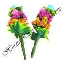 Premium Quality Organza Multicolour Fulchadi (Pair)