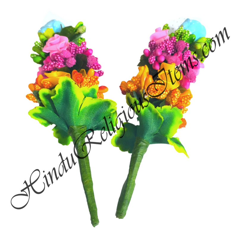 Premium Quality Organza Multicolour Fulchadi (Pair)