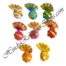 Cotton Gol Feta Paag With Golden Lace