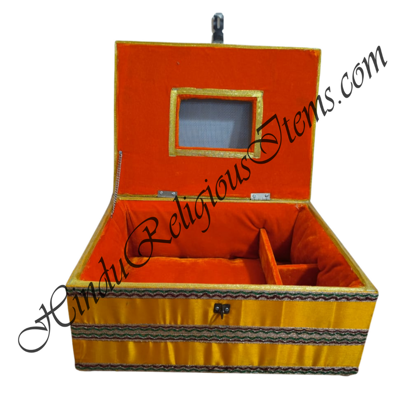 Fancy Wooden Satin Jhapiji (Travel System) With Cover