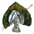 Golden & Silver Jardoshi Mukut With Father And Moti