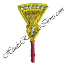 Golden & Silver Jardoshi Mor-Sheekha With Jhari Resham