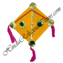Wool(oon) Work Kite With Golden Gota flower