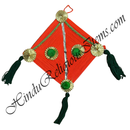 Wool(oon) Work Kite With Golden Gota flower