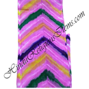 Cotton Soft Malmal Multi-Colour W Shape Leheriya Fabric / Kapad [CMMWSL)