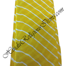 Cotton Soft Malmal Hand Dyed Leheriya Print Fabric/ Kapad(CMHDL)