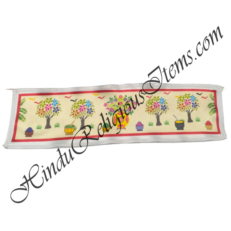 Premium Quality Satin Printed Mora Patta