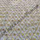 Net Fabric With Various Design Wrok Fabric/ Kapad (NFVD)