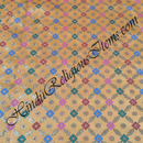 Brocade Jhari With Flower and Diamond Design Fabric/ Kapad [BJFDD]