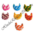 Cotton Sadi Paag with double colour Leheriya in assorted colours