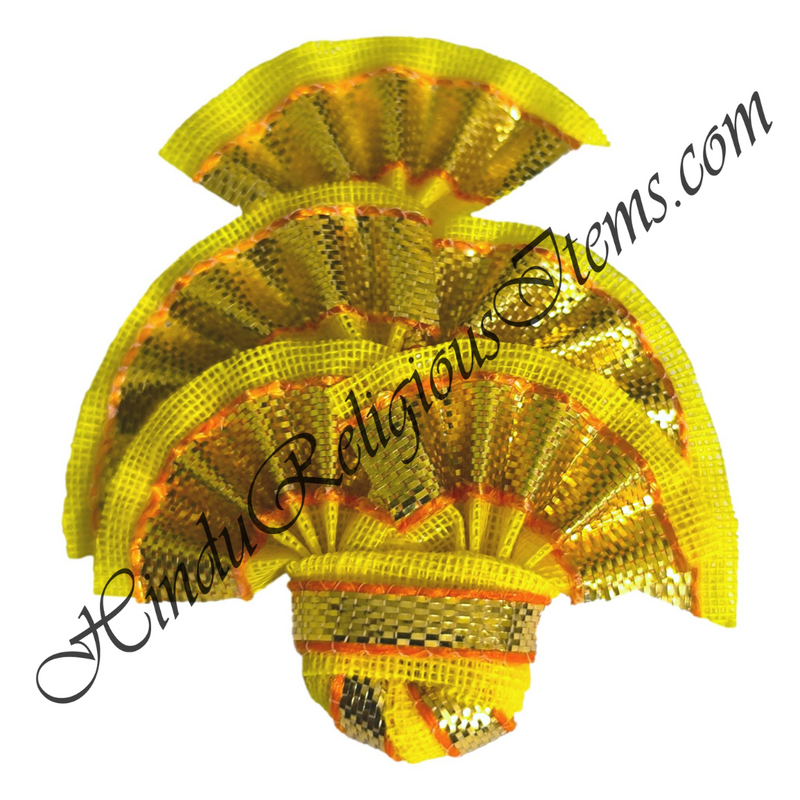 Cotton Paag With Golden Lace & Utsavi Kalgi