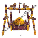 Decorative wall hanging with birds and a box, labeled '27 inch'.