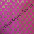 Brocade Jhari With Flower Design Fabric/ Kapad [BJFD]