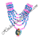 Premium Quality Five Layer Moti Mala With Nang(Diamond)