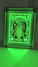 Premium Quality Mukharvind & Mangla Swarup Chitraji 3D Photo Frame With LED Light