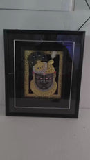 Premium Quality Mukharvind & Mangla Swarup Chitraji 3D Photo Frame With LED Light