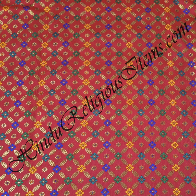 Brocade Jhari With Flower and Diamond Design Fabric/ Kapad [BJFDD]