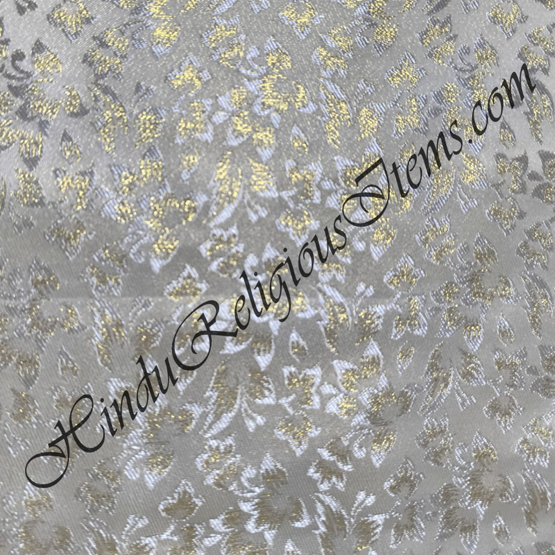 Brocade Golden Jhari With Various Design Fabric/ Kapad [BJDVD]