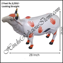 White Chhapa Wali Gaay (Cow) Animal Fiber Swarup / Khilona (Copy)