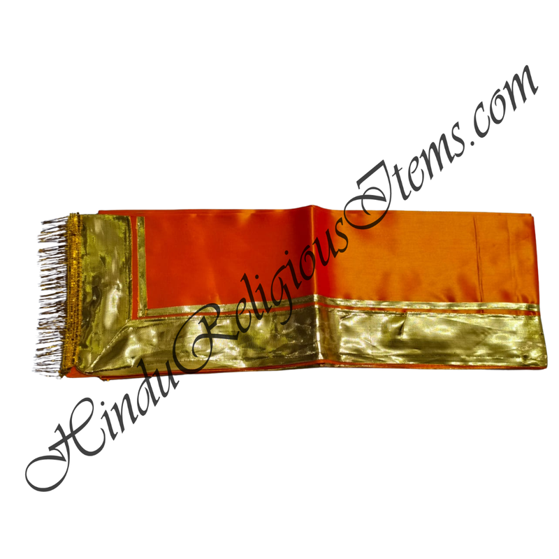 Double Border Satin Uparna / Eklai