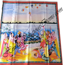 Satin Silk Super Fine Jungle Print Fabric/kapad [SSJ]