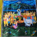 Satin Silk Super Fine Jungle Print Fabric/kapad [SSJ]