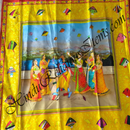 Satin Silk Super Fine Jungle Print Fabric/kapad [SSJ]