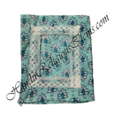 Small Chitraji Flower Cotton Vastra with Net Lace