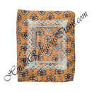 Small Chitraji Flower Cotton Vastra with Net Lace