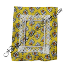 Small Chitraji Flower Cotton Vastra with Net Lace