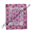 Small Chitraji Flower Cotton Vastra with Net Lace